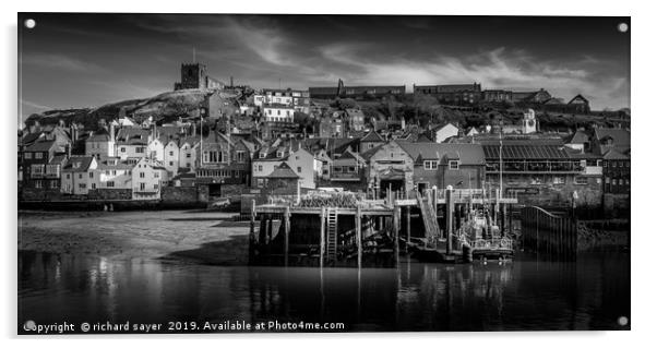 Whitby Lifeboat Station Acrylic by richard sayer
