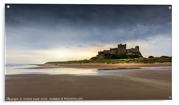 Castle in the Sand Acrylic by richard sayer