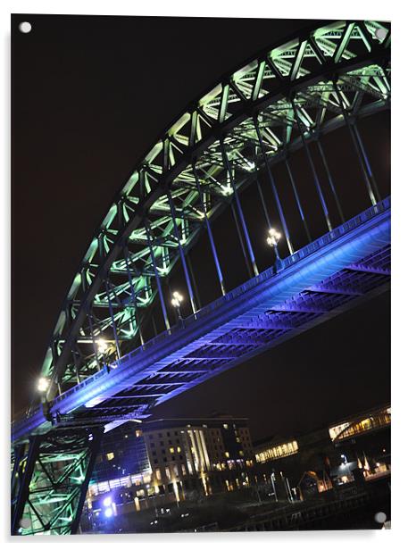 Tyne Bridge Acrylic by Edward Budd