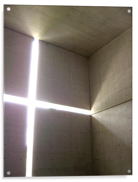 Church of the Light, Ibaraki Acrylic by Jay Huckins