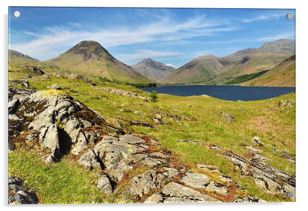 Wastwater Views Acrylic by Gary Kenyon