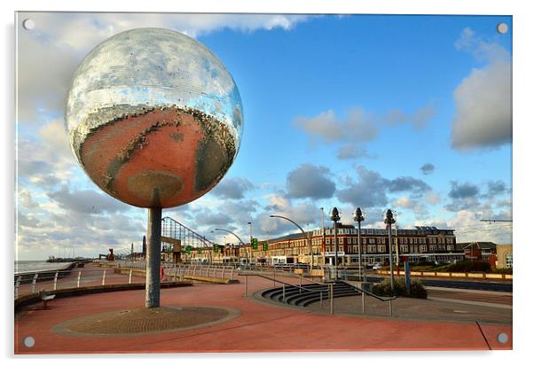 Mirror Ball Acrylic by Gary Kenyon