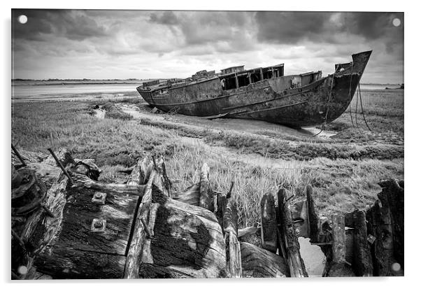 Wrecks Acrylic by Gary Kenyon