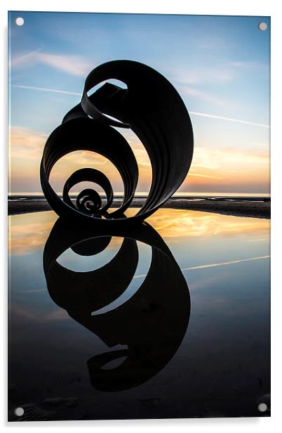  Marys Shell Sunset Acrylic by Gary Kenyon