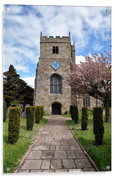 St Michael's Church Acrylic by Gary Kenyon