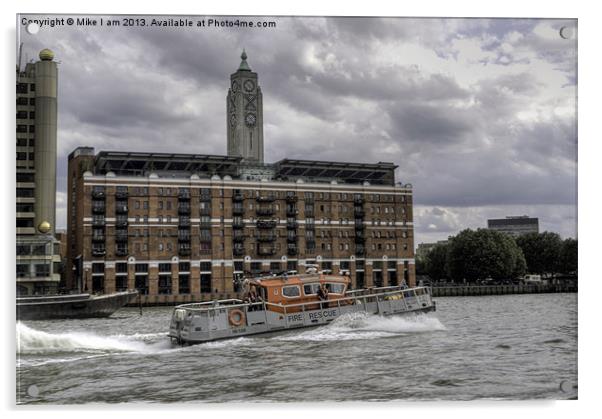 Oxo tower Acrylic by Thanet Photos