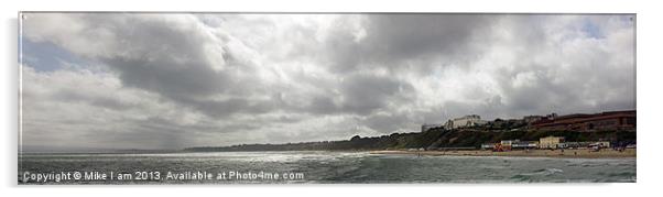 Storm clouds over Bournemouth Acrylic by Thanet Photos