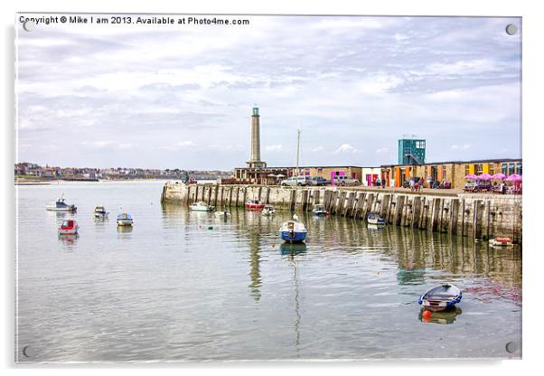 Margate harbour in the summer Acrylic by Thanet Photos