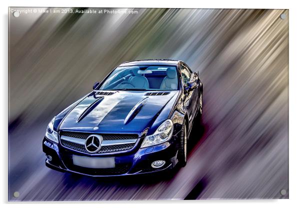 Mercedes-Benz SLK 280 Acrylic by Thanet Photos