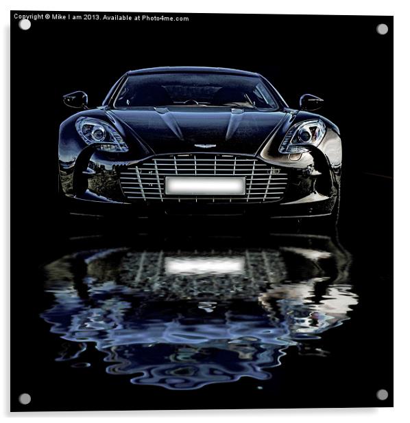 Aston Martin Acrylic by Thanet Photos