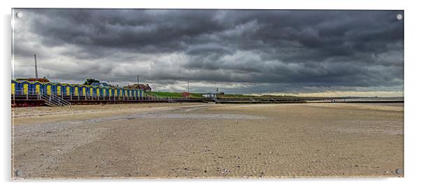 Minnis Bay panorama Acrylic by Thanet Photos
