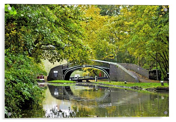 Oxford Canal Acrylic by Thanet Photos