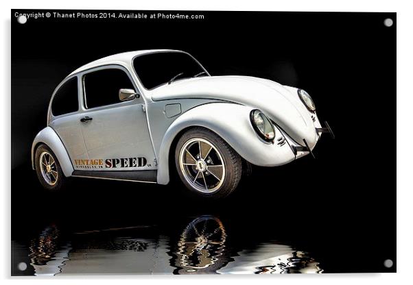 Volkswagen Beetle Acrylic by Thanet Photos