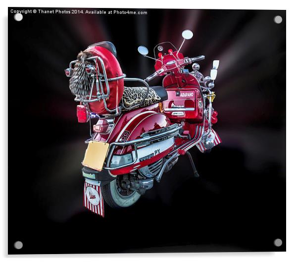  Vespa PX Special Acrylic by Thanet Photos