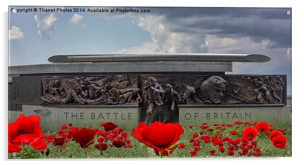  Battle of Britain Monument, London Acrylic by Thanet Photos