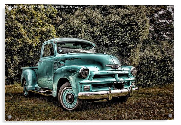  Chevy pick up Acrylic by Thanet Photos