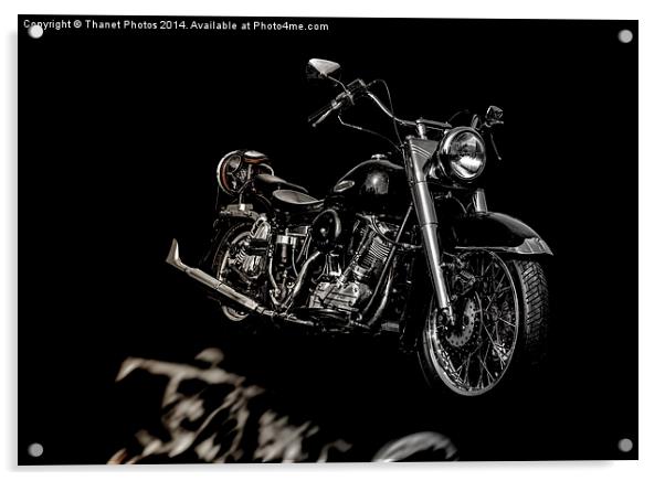  Harley Davidson Acrylic by Thanet Photos