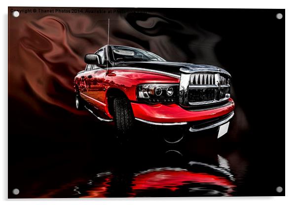  Dodge Ram Acrylic by Thanet Photos