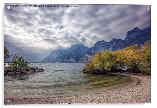  Lake Garda Acrylic by Thanet Photos