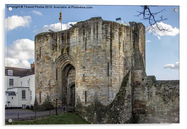  Tonbridge castle Acrylic by Thanet Photos