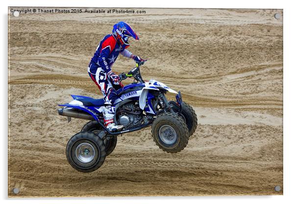  Jumping Quad Acrylic by Thanet Photos