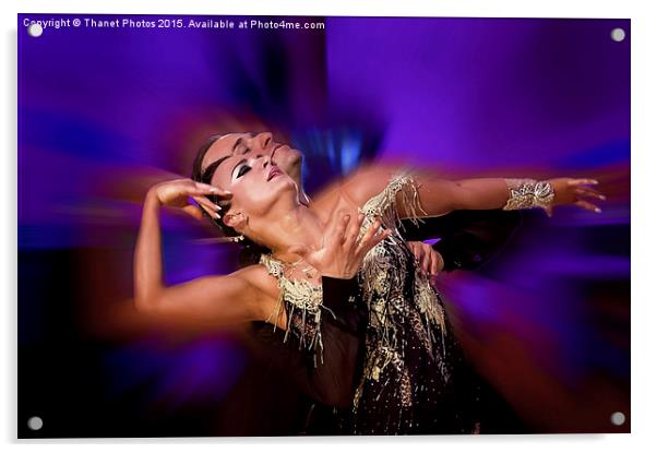  The Passion of Dance Acrylic by Thanet Photos