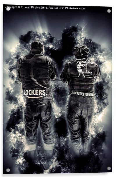  Old rockers never die Acrylic by Thanet Photos