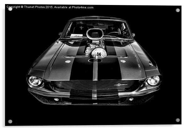  Shelby GT500 Acrylic by Thanet Photos