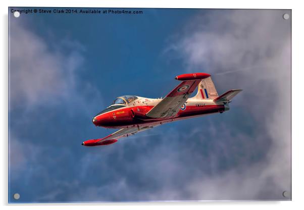  Jet Provost Acrylic by Steve H Clark