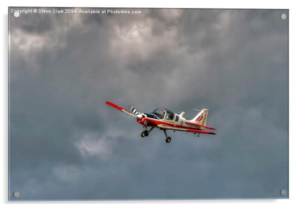  Scottish Aviation Bulldog Acrylic by Steve H Clark