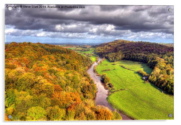  Autumn view from Yat Rock Acrylic by Steve H Clark