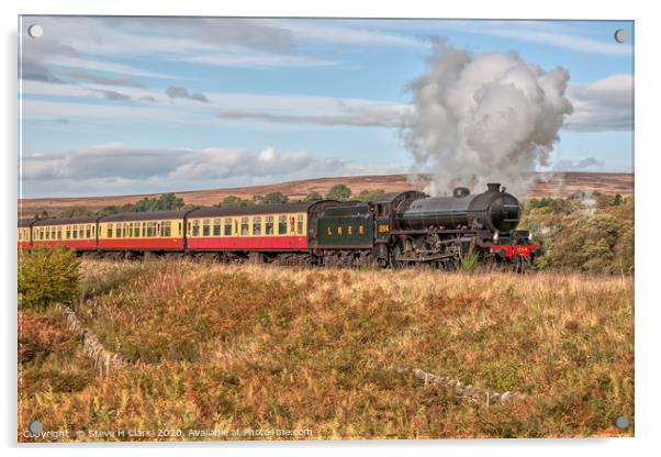 LNER Class B1 Number 1264 Steam Locomotive Acrylic by Steve H Clark