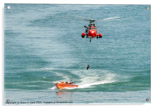 Air Sea Rescue Acrylic by Steve H Clark