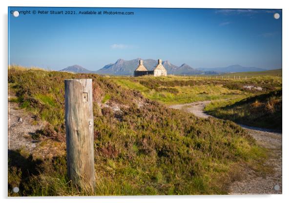 Ben Loyal from the Moine House Acrylic by Peter Stuart