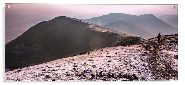  A dusting of snow Acrylic by Peter Stuart