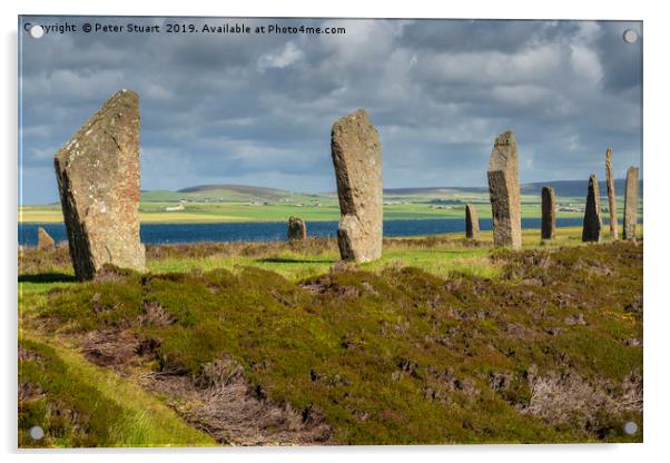 Ring of Brodgar Acrylic by Peter Stuart