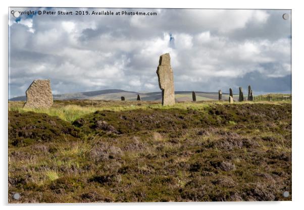 Ring of Brodgar Acrylic by Peter Stuart