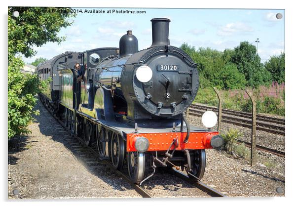  30120 at Didcot Acrylic by David Birchall