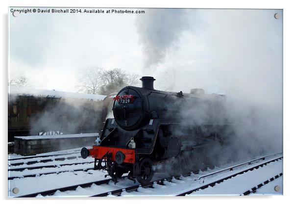  Snow and Steam Acrylic by David Birchall