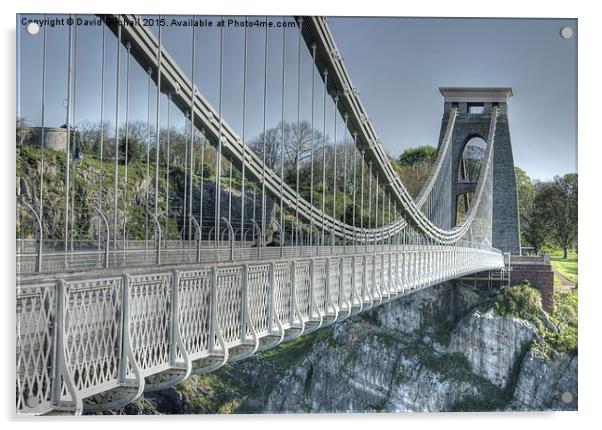  Clifton Suspension Bridge Acrylic by David Birchall