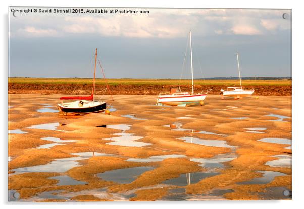  Low tide at Wells-Next-The-Sea, Norfolk Acrylic by David Birchall