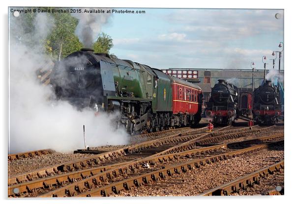 The Steam Railway  Acrylic by David Birchall