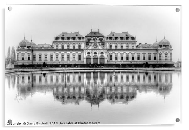 Schonbrunn Palace, Vienna Acrylic by David Birchall