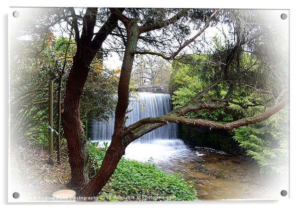 Waterfall Acrylic by A B