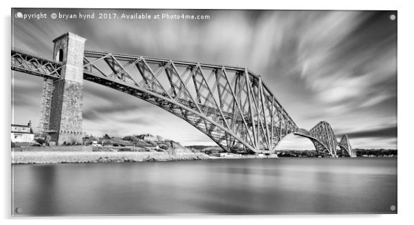 The Bridge Panorama Acrylic by bryan hynd