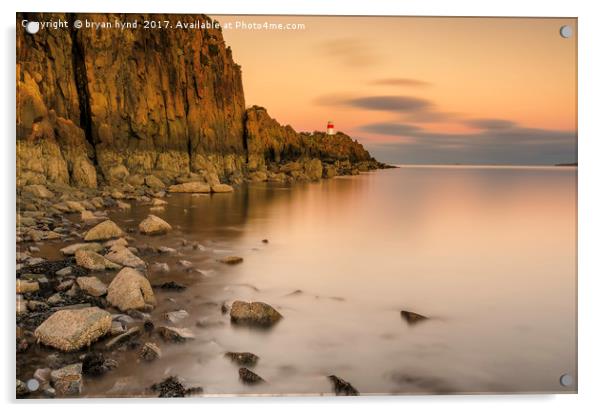 Hawkscraig Point Acrylic by bryan hynd