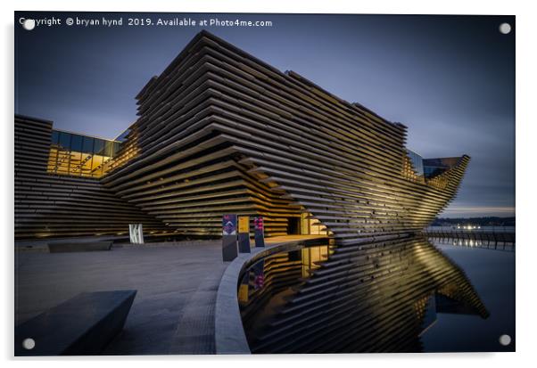 V&A Dundee Acrylic by bryan hynd