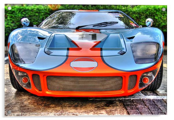 Ford GT Acrylic by Perry Johnson