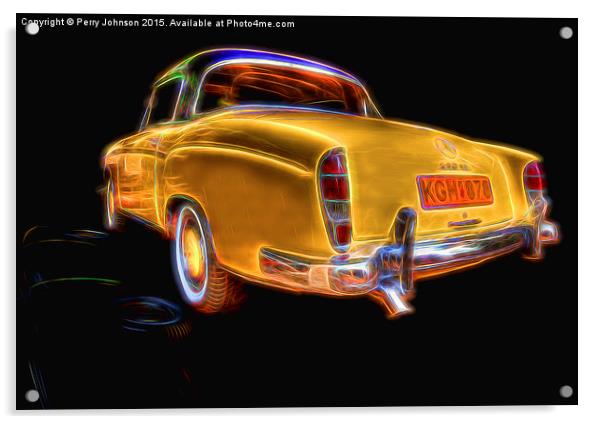  Old Man's Merc Acrylic by Perry Johnson