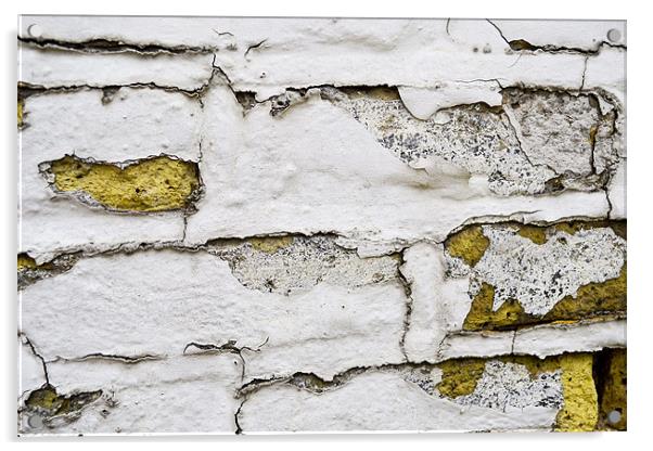 Old brick wall Acrylic by Marta Denkova-Hristova
